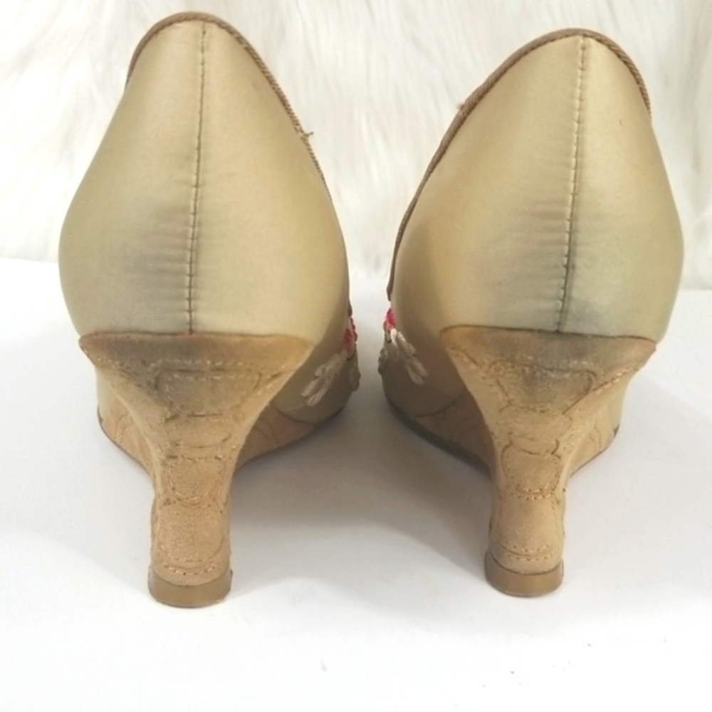πΌSam Edelman Embroidered Wedges - Picture 4 of 8